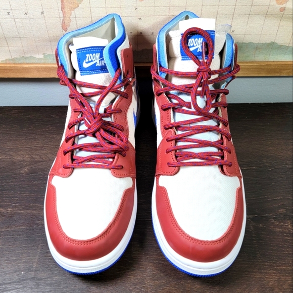 BRAND NEW Jordan 1 High Zoom Air CMFT Team Red Men's Size 10.5 - Picture 3 of 9